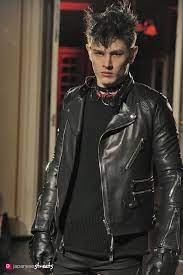 140328 0627 Autumn Winter 2013 Collection Of Japanese Fashion Brand Christian Dada On March 28 2 Leather Jacket Men Boys Leather Jacket Leather Street Style