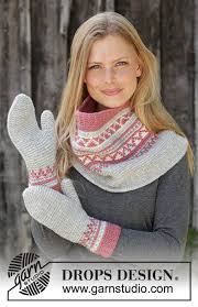 This neck warmer is easy enough for someone who has never completed a crochet project before. Hint Of Heather Set Drops 197 17 Free Knitting Patterns By Drops Design