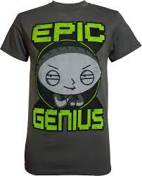 Family Guy Stewie Griffin Epic Genius Men's T-Shirt, XX-Large - Walmart.com