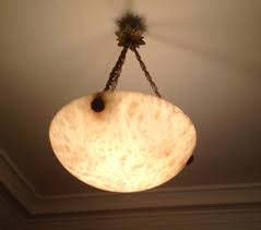 Get 'the great gatsby' look with art deco light fittings from bespoke lights. Antiques Atlas Original Art Deco Ceiling Lamp Alabaste Bronze