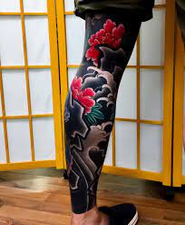 Hình xăm chân hình xăm irezumi yakuza tattoo. Japanese Leg Sleeve By Buslaytattoo Swipe To The Side To See Both Photos Japaneseink Japanesetattoo Irezu Hinh XÄƒm Nháº­t Y TÆ°á»Ÿng Hinh XÄƒm Hinh XÄƒm Irezumi