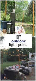 Outdoor lighting boosts your property's beauty, value, safety and security. Diy Outdoor Light Poles City Farmhouse