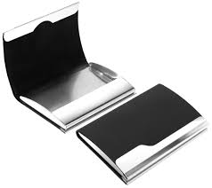 Our business card cases hold up to 25 standard cards, depending on the type. Sepal Imported Quality Steel Visiting Business Card Holder For Men Women Black Buy Online In Angola At Angola Desertcart Com Productid 102034123