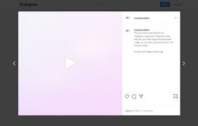 The best instagram mockup to preview any branding work you might have on the new instagram page layout. Instagram Video Post Mockup Desktop Mediamodifier