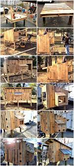 Diy pallet chicken coop or hen house! Diy Wooden Pallets Chicken Coop Pallet Ideas