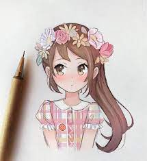 It is a nocturnal pokémon that lives in forests. Images Of Brown Hair Flower Crown Cute Anime Girl