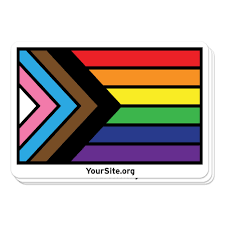 Share your favorite gif stickers now. Inclusive Pride Flag Sticker Buy In Bulk