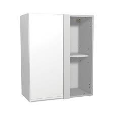 Instructions once the wall plates have been fitted we can hang our wall unit by sliding the wall hanging brackets over the plates ensure the unit is secure before letting go and checking our unit lines up with our pencil line. Wickes Madison White Gloss Handleless Corner Wall Unit 600mm Wickes Co Uk