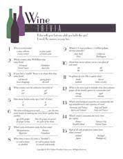 Familiarize yourself with these basic wine facts and you'll be able to pick a wine you'll love. Wine Trivia Game Dinner Party Game