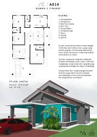 840kps 3 bilik tidur 2 bilik air 1 ruang tamu 1 dapur. Pelan Rumah Percuma Jenis A014 Rumah 1 Tingkat 3 Bilik Konsep Moden Saiz Rumah 55 X 32 Jika Berminat Dengan Rekabentuk Ini Boleh Simpan Dengan Percuma Sahaja Jangan Lupa Like