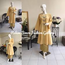 Saya tak tahu sangat cara yang khusus untuk ukur pola baju kurung riau. Rsfg Stock Kebaya Johor Riau Skirt Songket