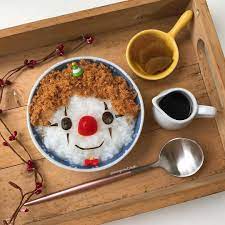 Big C S Breakfast Before Exam This Morning Clown Porridge Have A Smooth Monday Bentobytatta Igms Id Clown Tat Kids Meals Food Humor Baby Food Recipes