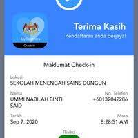 They are listed on the left below. Sekolah Menengah Sains Dungun Dungun Terengganu
