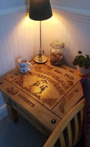 Laser Etched Wood Table Laser Etched Ouija Board Coffee Table By Hex Ceramic Ouijaboard Ouija Coffeetable Hexceramic Sp Coffee Table Wood Table Table