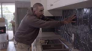 Diy projects often go wrong for various reasons. How To Install A Pressed Metal Kitchen Splashback From Pressed Tin Panels Youtube