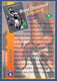 It includes eight grand finals (all with ron. Brent Crosswell Gallery Trading Card Database