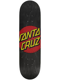 Skateboard decks including braille decks and blanks. Santa Cruz Classic Dot Fa20 8 25 Skateboard Deck Black Sk8park De