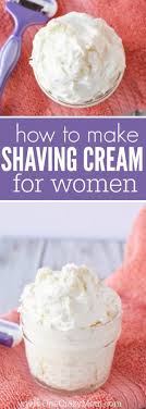 This natural shaving cream recipe won't leave your legs dry. Diy Shaving Cream For Women Easy Homemade Shaving Cream Natural Shaving Cream Homemade Shaving Cream Diy Shaving Cream