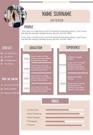 Free and premium resume templates and cover letter examples give you the ability to shine in any application process and relieve you of the stress of building a resume or cover letter from scratch. Visual Resume Template Cv Design With Experience And Skills Powerpoint Slides Diagrams Themes For Ppt Presentations Graphic Ideas