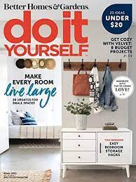 Affordable diy projects, sneak peeks, inspiration. Do It Yourself Amazon Com Magazines