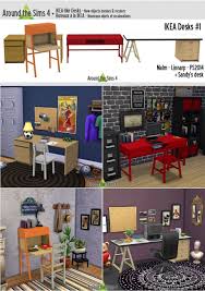 Ikea Like Desks By Sandy At Around The Sims 4 Sims 4 Updates Around The Sims 4 Sims 4 Sims