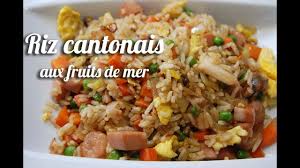 Recette Du Riz Cantonais Aux Fruits De Mer Youtube