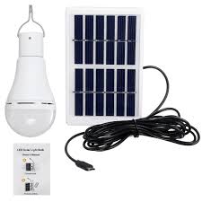 Portable Solar Powered Led Light Bulb Remote Control 7w 9w Hang Up Lamp Camping Sale Banggood Com