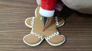 To make our paper plate. How To Decorate Gingerbread Man Cookies Youtube