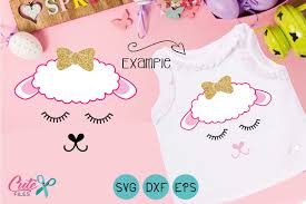 Download Easter Party Lamb Svg Lamb Face Eyelashes Baby Lamb Svg Bow Svg L By Cute Files Thehungryjpeg Com