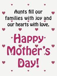 Full Of Joy And Love Happy Mother S Day Card For Aunt Birthday Greeting Cards By Davia Happy Mother S Day Aunt Mother Day Message Happy Mothers Day Messages