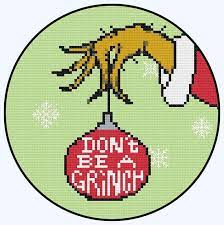 With over 17,000 cross stitch patterns, leaflets and books available, we're sure you can find the perfect pattern! Dont Be A Grinch Cross Stitch Pattern This Super Easy Christmas Cross Stitch Pattern Cross Stitch Patterns Christmas Christmas Cross Stitch Cross Stitch