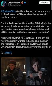 Ellie Video Game Comparison - Discover Celebrity Insights on Reddit