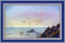 Paint A Sunrise In Acrylic Or Oils