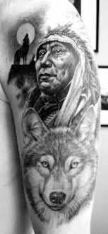 To connect with epicdermis tattoo studio, join facebook today. Indian Chief And Wolf Tattoos And Tattoo Designs Indian Chief Tattoo Wolf Tattoos Native Tattoos