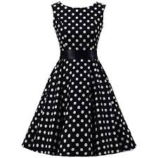 Sleeveless Polka Dot Ball Gown Dress Polka Dress Red A Line Dress Blue Ball Gowns