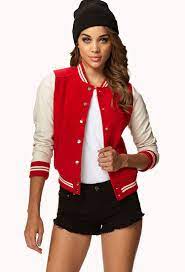 Faux Leather Sleeve Varsity Jacket Forever21 2027705121 Leather Varsity Jackets Jackets Forever 21 Jacket