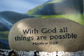 While life will always deal us some trouble or problem, never forget, with god all things are possible. Pin On Quotes
