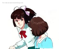 Original Oniisama E Anime Cel Tomoko And Nanako Animation Cel And Sketch Brother Dear Anime Animation Cel Animation