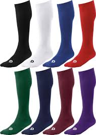 demarini brand logo knee high softball baseball athletic socks in 8 team color options