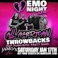 EMO Night LIVE at All American Throwback at Jamo's event image