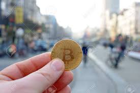 Marketplaces called bitcoin exchanges allow people to buy or sell bitcoins using different traditional currencies. Bitcoin Payment In A Shopping Street Or Store Using Cryptocurrency Stock Photo Picture And Royalty Free Image Image 96374185