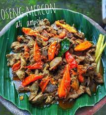 Oseng Mercon Ati Ampela Resep Masakan Masakan Simpel Resep Masakan Indonesia