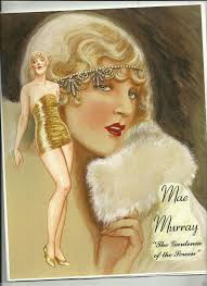 MAE MURRAY AND A PAPER DOLL BOOK BY SANDY VANDERPOOL TWO LOVELY SETS