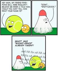 Lol Ping Pong Vs Tennis Vs Badminton Tabletennis Tennis Badminton Emratthich Funny Memes Funny Jokes Funny