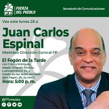 🎥🎙️|Entrevistas| Este Lunes 28 de marzo, a los compañeros de la Fuerza  del Pueblo: @Orlando2020SC, @TonyHerrera_C , @BautaRojas ,Juan Carlos  Espinal y @johngarciaortiz ▶️ ¡¡No te las pierdas!! #FPComunica