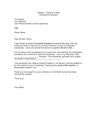Given below is a sample of a professional thank you letter for a scholarship. Thank You Letter Template In Word And Pdf Formats