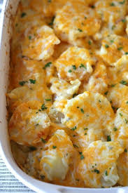 Classic Cheesy Scalloped Potatoes Thecarefreekitchen Scalloped Potatoes Cheesy Scalloped Potato Recipes Scalloped Potatoes