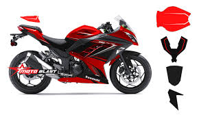 Rivals collided at 180mph on the opening lap of the silverstone race on sunday. Modif Striping Kawasaki Ninja 250r Fi Red Motoblast