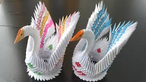 3d Origami Kanatli Kugu Yapimi 2 Bolum Origami Swan Part 2 3d Origami Origami Elisi Fikirleri