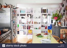 open plan kitchen and living room in